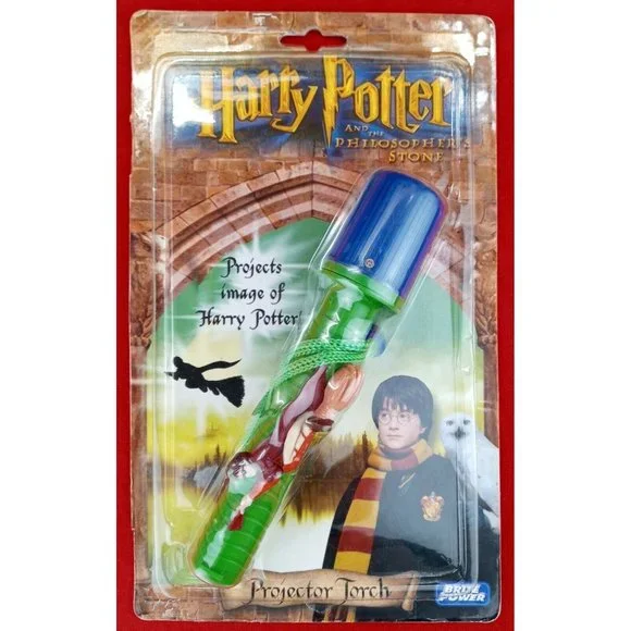 Harry Potter Philosopher's Stone Projector Torch New Sealed Vintage From UK - Picture 1 of 6